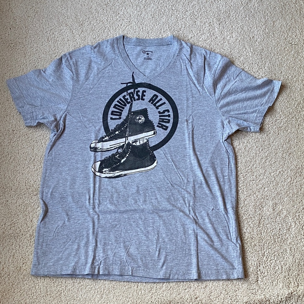 Converse Men's Heather Gray All Star Tee